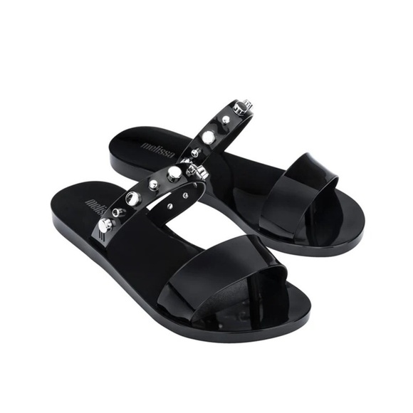 Melissa Shoes - Melissa Sandals Love Lip II Black